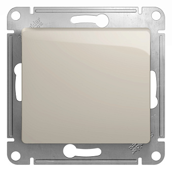 Выключатель одноклавишный Glossa SE молочный в Хабаровске