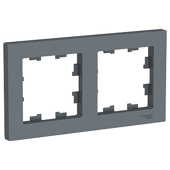 Рамка двойная AtlasDesign SE грифель в Хабаровске