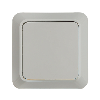 Выключатель одноклавишный BOLLETO белый накладной 7021 IN HOME в Хабаровске