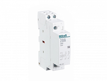 Модульный контактор МК-103 2НО 20А 230В DEKraft в Хабаровске