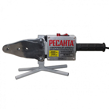 Аппарат для сварки ПВХ труб АСПТ-2000 Ресанта (насадки тефлон 20,25,32,40,50,63, рулетка, перчатки, ножницы ПВХ) в Хабаровске