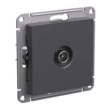 Розетка телевизионная AtlasDesign SE оконечная базальт в Хабаровске