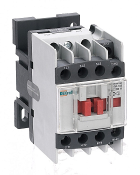 Контактор КМ-103 18А 380В АС3 1НО+1НЗ DEKraft в Хабаровске