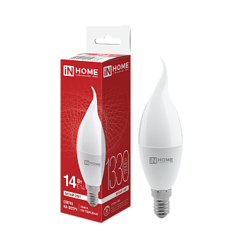Лампа светодиодная LED-СВЕЧА НА ВЕТРУ-VC 14Вт 230В E14 4000K 1330Лм IN HOME в Хабаровске