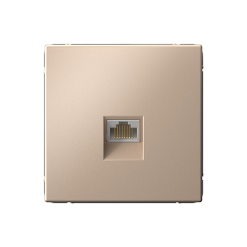 ARTGALLERY РОЗЕТКА компьютерная RJ45, кат. 6A, механизм, ПЕСОЧНЫЙ в Хабаровске