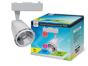 Светильник светодиодный трековый TR-03 7Вт 230В 4000К 630Лм 76x95x145мм белый IP40 LLT в Хабаровске