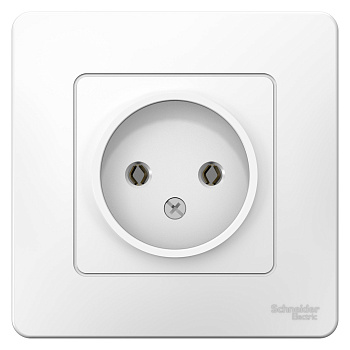 Розетка одинарная BLANCA SE белая в Хабаровске