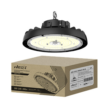 Светильник складской светодиодный UHB-LEVEL 300PA3C-SB-BL 100-277В 300/240/200Вт 175Лм/Вт 3CCT 5лет IP66 NEOX в Хабаровске