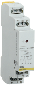 Реле промежуточное OIR 3 контакта 8А 110В AC/DC IEK в Хабаровске