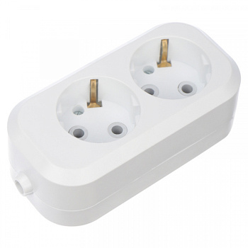 Колодка 2 гнезда с заземлением REXANT в Хабаровске