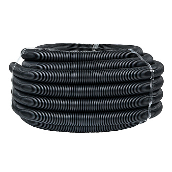 Труба гофрированная FRHF с зондом d40мм черная Plast EKF PROxima в Хабаровске