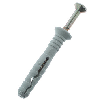 Дюбель с шурупом 6х40 (200 штук в упаковке) потай в Хабаровске