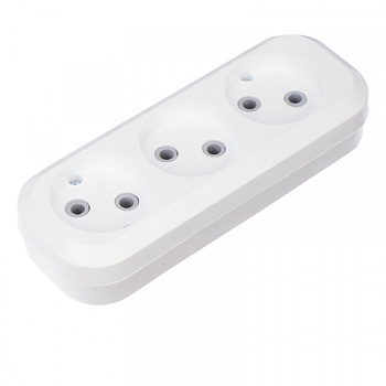 Колодка 3 гнезда без заземления REXANT в Хабаровске