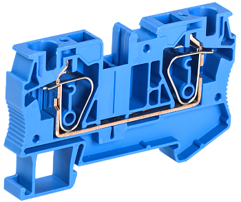 Клемма пружинная КПИ 2в-6 57А синий IEK в Хабаровске