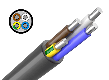 Кабель АВВГ 4х35 нг(А)-LS 1кВ ГОСТ в Хабаровске