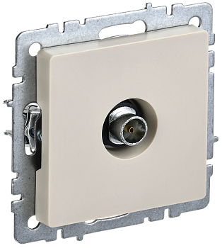 Розетка телевизионная оконечная BRITE IEK бежевая в Хабаровске