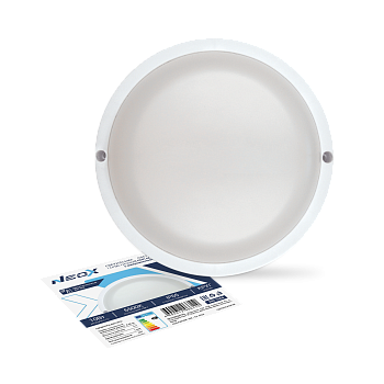 Светильник светодиодный герметичный СПП МД-1065-КРУГ 10Вт 6500К 900Лм с микроволн датчиком IP65 140мм NEOX в Хабаровске