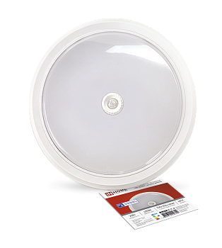 Светильник светодиодный СПБ-2Д-КРУГ 20Вт 230В 4000К 1400Лм 250мм с настраиваемым датчиком белый IN HOME в Хабаровске