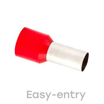 Наконечник штыревой втулочный изолированный НШвИ 35,0-16 (50шт.) EKF PROxima в Хабаровске