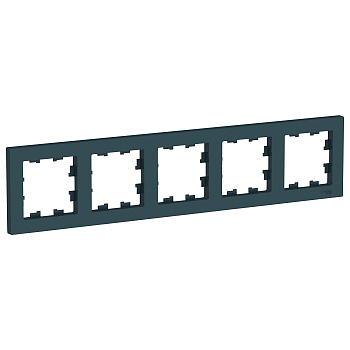 Рамка пятиместная AtlasDesign SE изумруд в Хабаровске