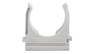 Крепеж-клипса для труб для прямого монтажа серая 20 мм Рувинил в Хабаровске