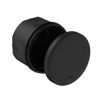 Коробка распред с мембран ввод IP66 Ø80x50 черная со стик под пистолет MultiBox в Хабаровске