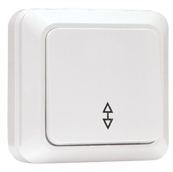 Рим Выключатель проходной 1-клавишный 10А белый EKF в Хабаровске