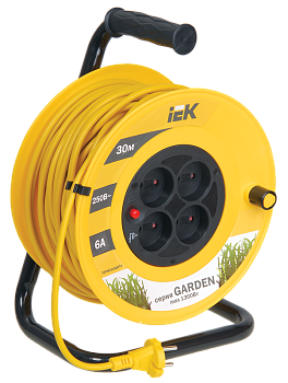 Катушка УК30 с т/з 4 места 2P/30м 2х0,75 мм2 "Garden" IEK в Хабаровске