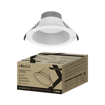 Светильник встраиваемый светодиодный CDL-LEVEL 35PA5C 35/30/26/22/16Вт 100-277В 125Лм/Вт 5ССТ 5лет 260мм NEOX в Хабаровске
