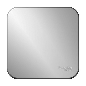 Выключатель одноклавишный BLANCA SE накладной с изолирующей пластиной алюминий в Хабаровске