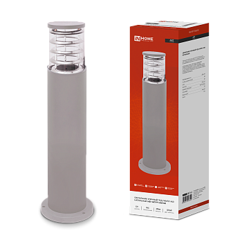 Светильник уличный напольный НБУ ART-PT-A60-GR алюминиевый под лампу А60 Е27 600мм серый IP65 IN HOME в Хабаровске