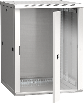 ITK Шкаф LINEA W 18U 600x600 мм дверь стекло, RAL7035 в Хабаровске
