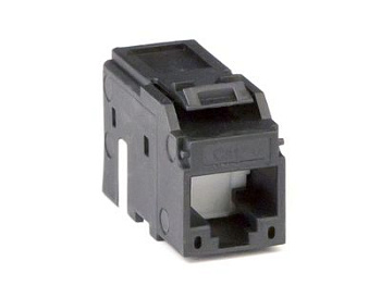 Модуль Keystone RJ45 CAT5E неэкранированный, черный ДКС в Хабаровске