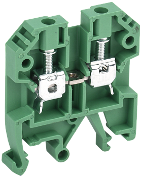 Клемма винтовая КВИ-4мм2 зеленая IEK в Хабаровске
