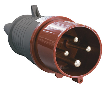 Вилка 024 3Р+РЕ 32А 380В IP44 IEK в Хабаровске