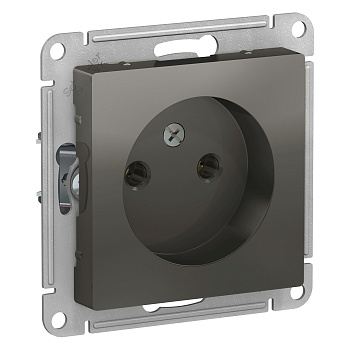 Розетка одинарная AtlasDesign SE сталь в Хабаровске