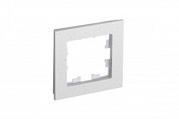 Рамка одинарная AtlasDesign Nature SE мрамор крем роял в Хабаровске