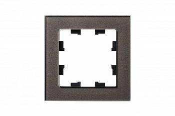 Рамка одинарная AtlasDesign Nature SE стекло мокко в Хабаровске