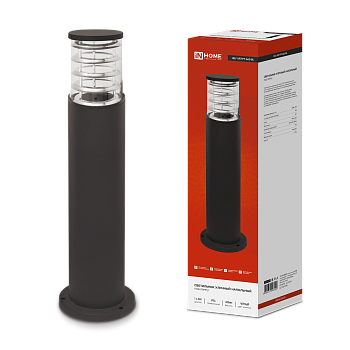 Светильник уличный напольный НБУ ART-PT-1xA60-BL алюминиевый 600мм черный IP54 IN HOME в Хабаровске