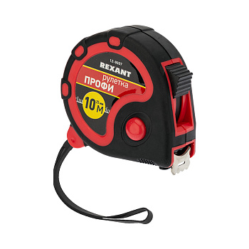 Рулетка измерительная «Профи» REXANT прорезиненный корпус 10мх25мм в Хабаровске