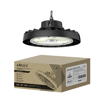 Светильник складской светодиодный UHB-LEVEL 200PA3C-SB-BL 100-277В 200/150/120Вт 175Лм/Вт 3CCT 5лет IP66 NEOX в Хабаровске