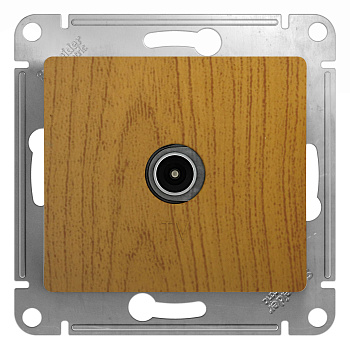 Розетка телевизионная Glossa SE дуб в Хабаровске