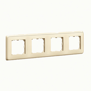 Рамка четырехместная CARIVA Legrand крем в Хабаровске