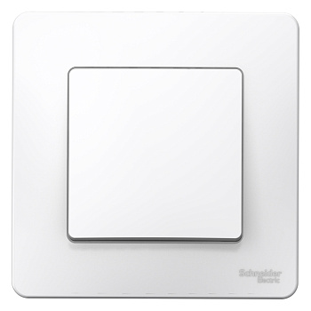 Выключатель одноклавишный BLANCA SE белый в Хабаровске