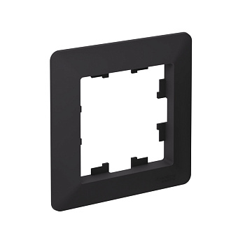 Рамка одинарная AtlasDesign AIR SE КАРБОН/дымчатая черная в Хабаровске