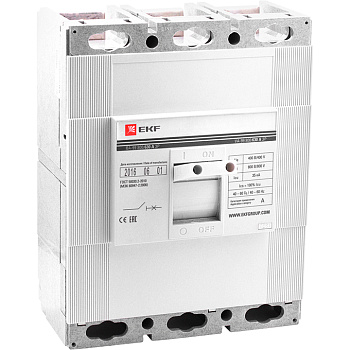 Автоматический выключатель EKF PROxima ВА99-800 3P 630А 35кА в Хабаровске