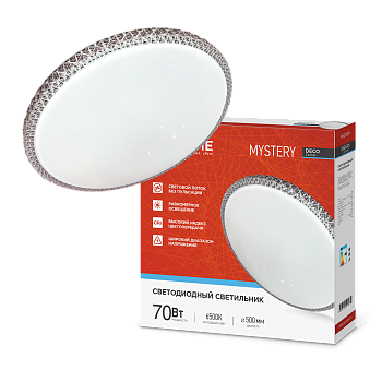 Светильник светодиодный серии DECO MYSTERY 70Вт 230В 6500К 6300Лм 500х73мм IN HOME в Хабаровске