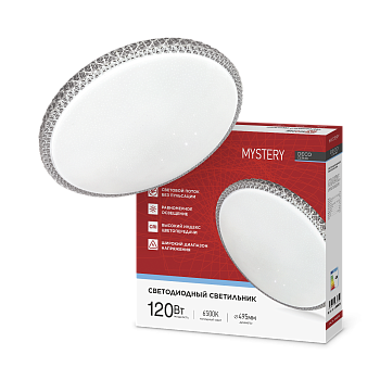 Светильник светодиодный серии DECO MYSTERY 120Вт 230В 6500К 12600Лм 500х73мм IN HOME в Хабаровске