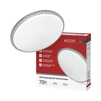 Светильник светодиодный серии DECO MYSTERY 70Вт 230В 4000К 6300Лм 495х70мм IN HOME в Хабаровске