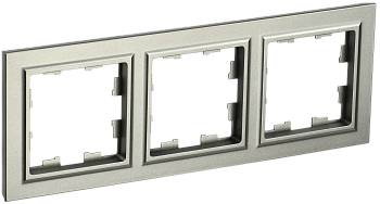 Рамка тройная BRITE IEK шампань в Хабаровске